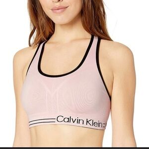 Calvin Klein Sports Bra Pink Performance